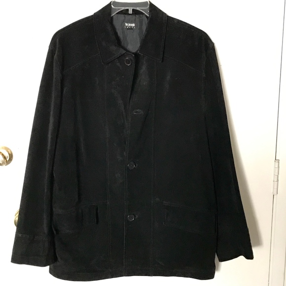 Black Suede Jacket - Medium